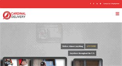Desktop Screenshot of cardinal-delivery.com